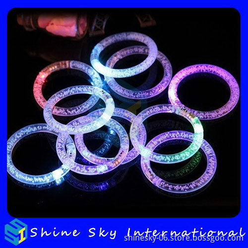 Newest Professional Christmas Led Flashing Spike Bracelet